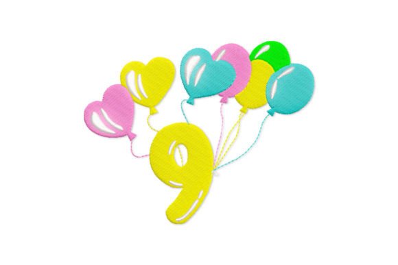 Birthday Number 9 Embroidery Review for Apparel