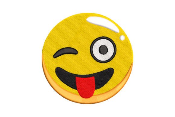 Goofy Wink Emoji: A Seasonal Embroidery Review