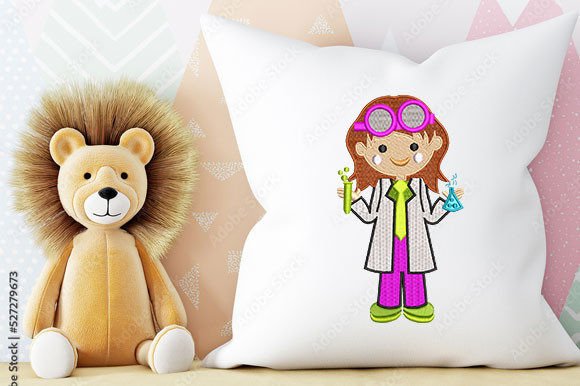 Laboratory Nurse Embroidery Design Review for Etsy Shops