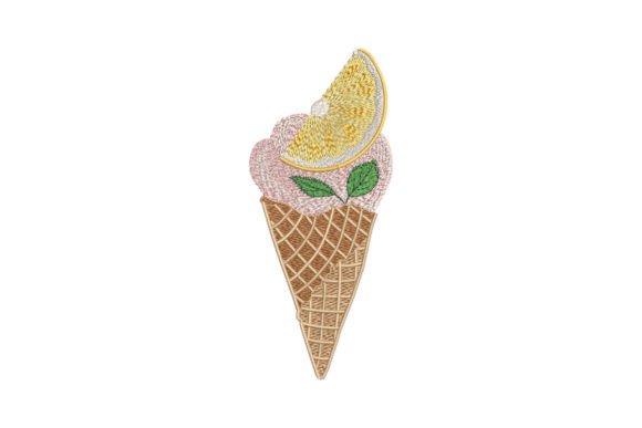 Lemon Ice Cream Embroidery Review for Apparel