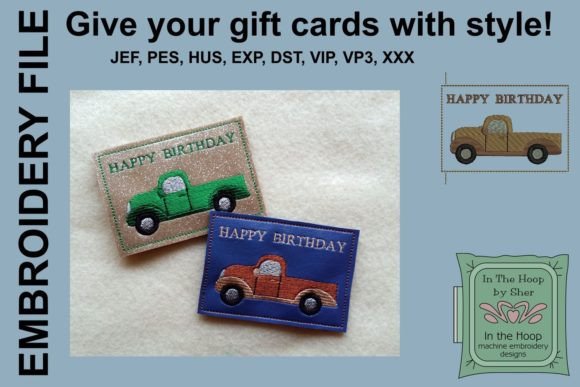 Vintage Truck Gift Card Holder Design Review